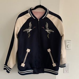 Double Sided Bomber Jacket